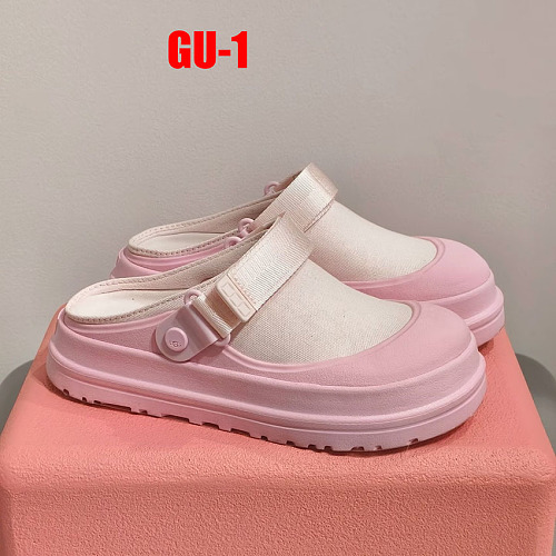 GU UGG Golden Glow Canvas Clog 75$