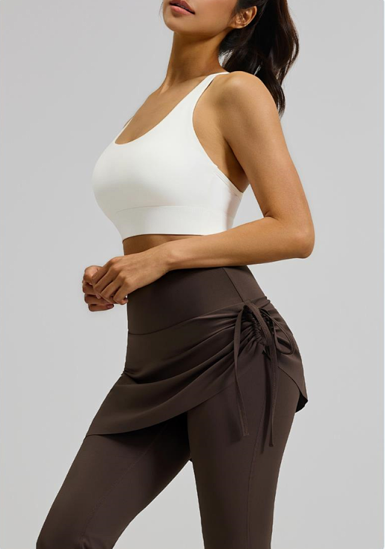 Alo Yoga Drawstring Ruched Yoga Skirted Leggings · 614U — תמונה 9