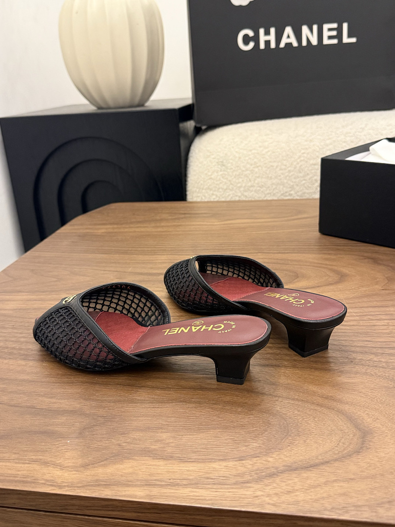Chanel Mesh Mules · X71R — תמונה 7