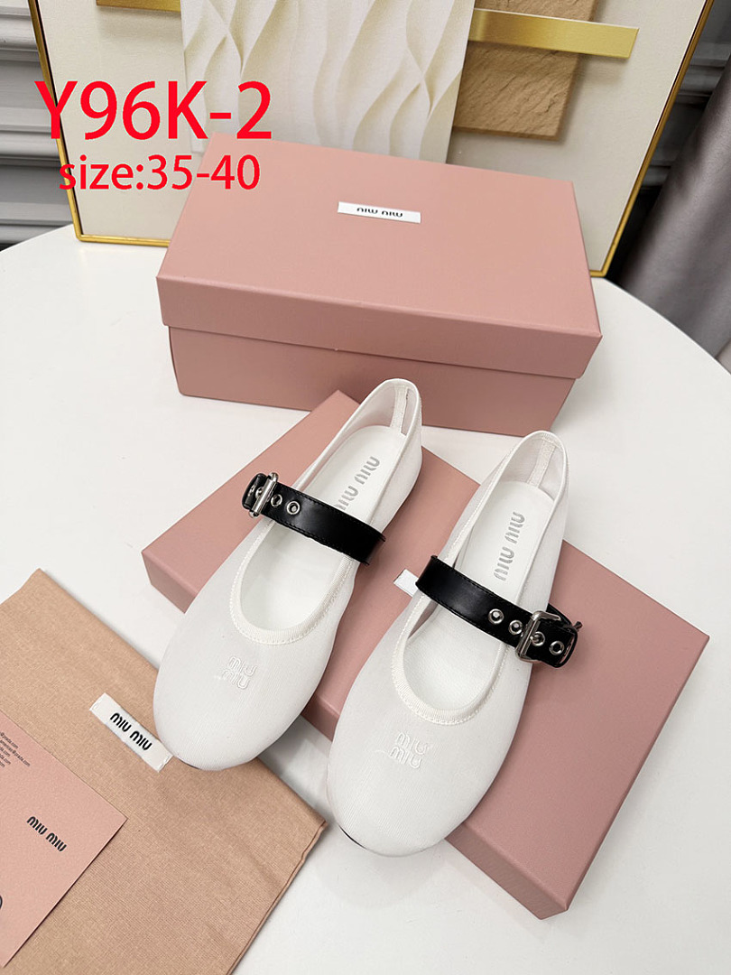Miu Miu Mesh Buckle Mary-Jane Ballerina · Y96K — תמונה 6