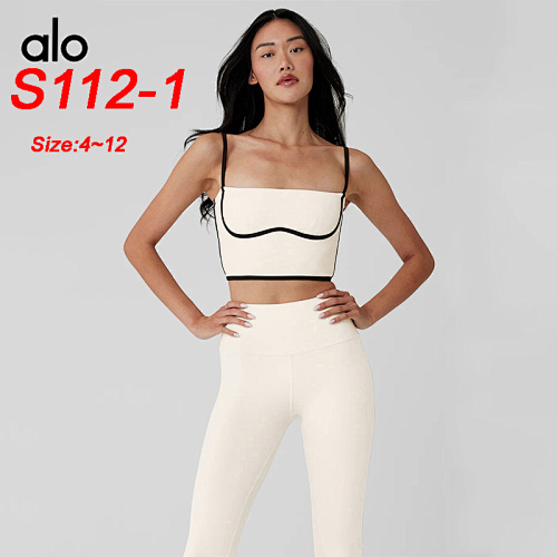 Alo Yoga Airbrush Streamlined Bra Tank · S112