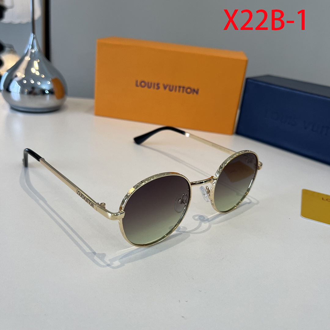 Louis Vuitton LV Script Metal Round Sunglasses · X22B — תמונה 15