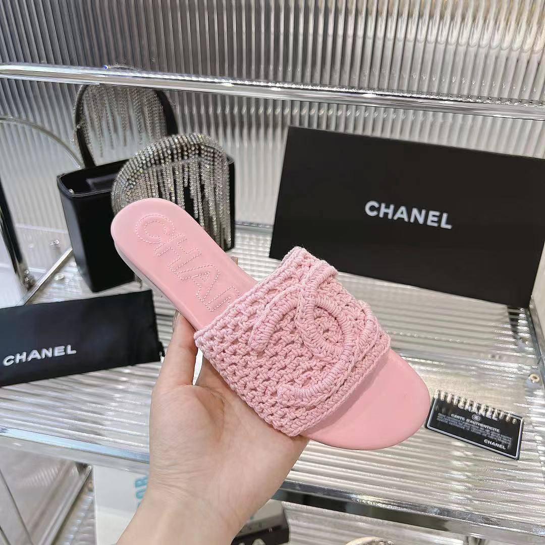 Chanel Crochet CC Mules · J85U — תמונה 8