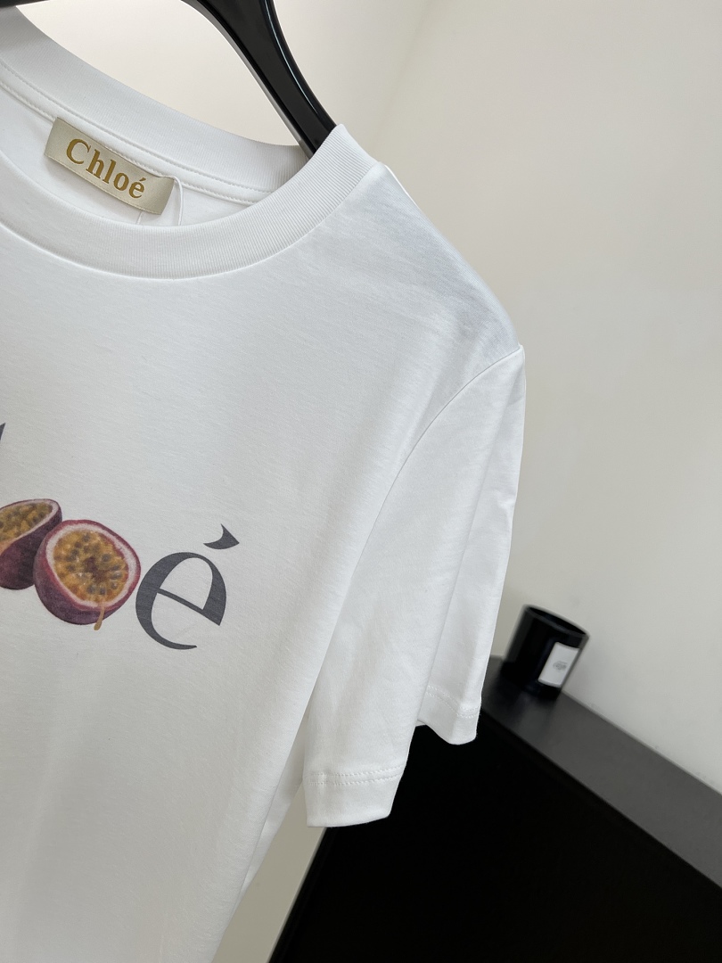 Chloe Baby Fit Logo T-shirt · C8H1 — תמונה 6