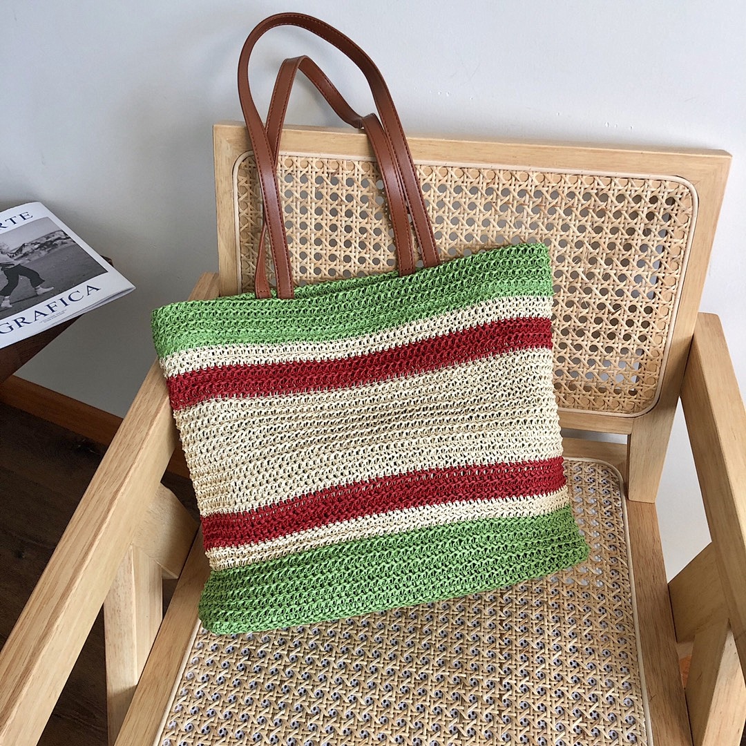 Miu Miu Raffia Woven Tote · M56U — תמונה 3