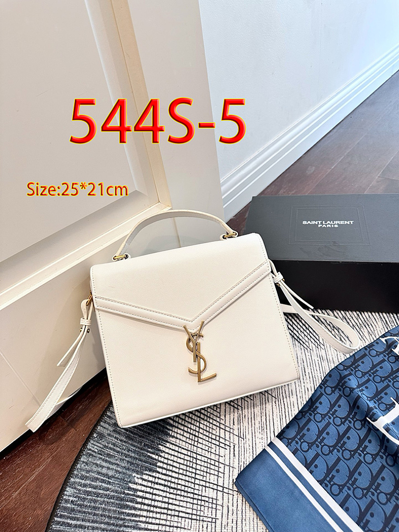 Saint Laurent Cassandra Mini Top Handle · 544S — תמונה 2