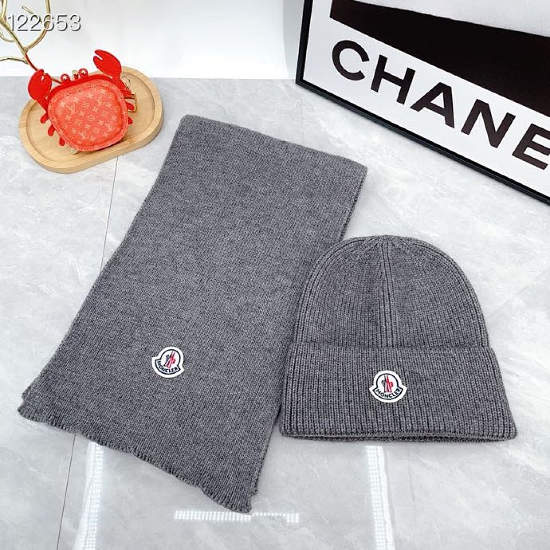 Moncler — כובע וצעיף · Y1J1 — תמונה 3