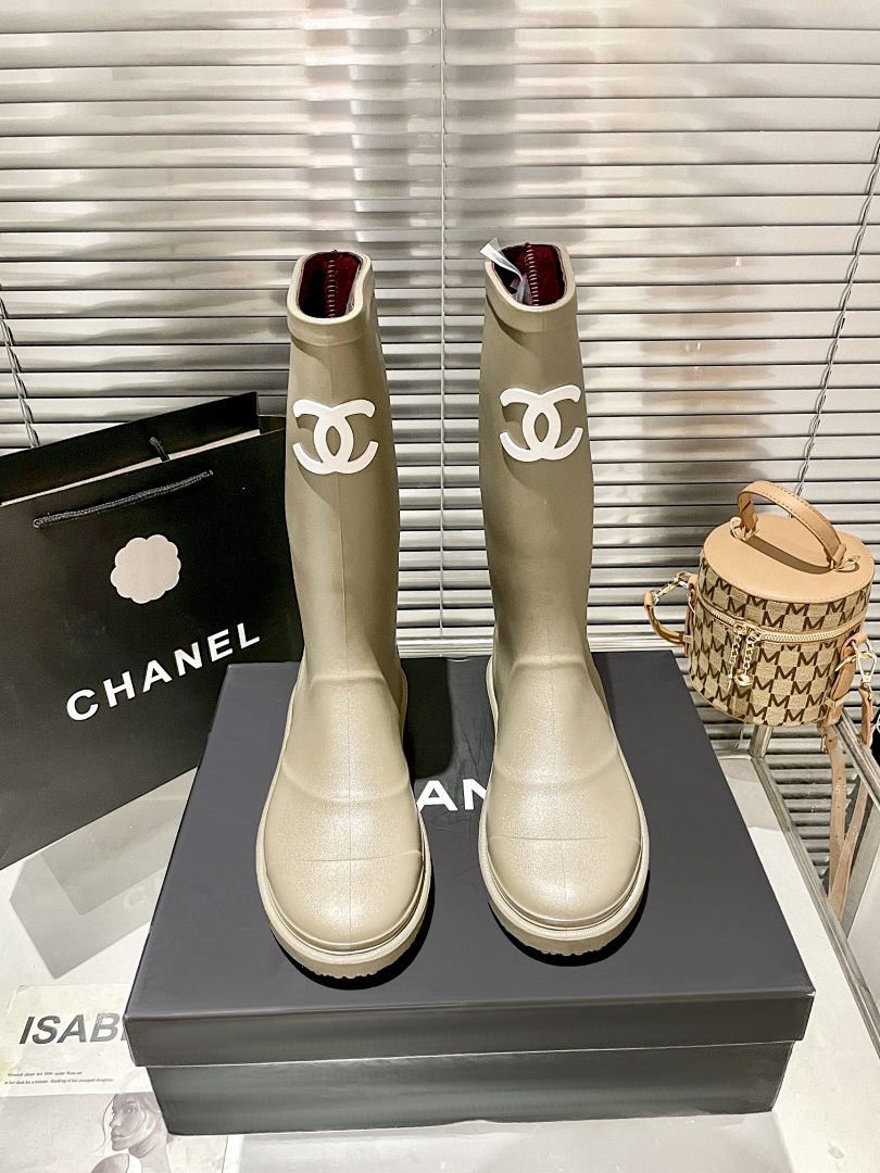 Chanel Caoutchouc CC High Boots · H3H — תמונה 5