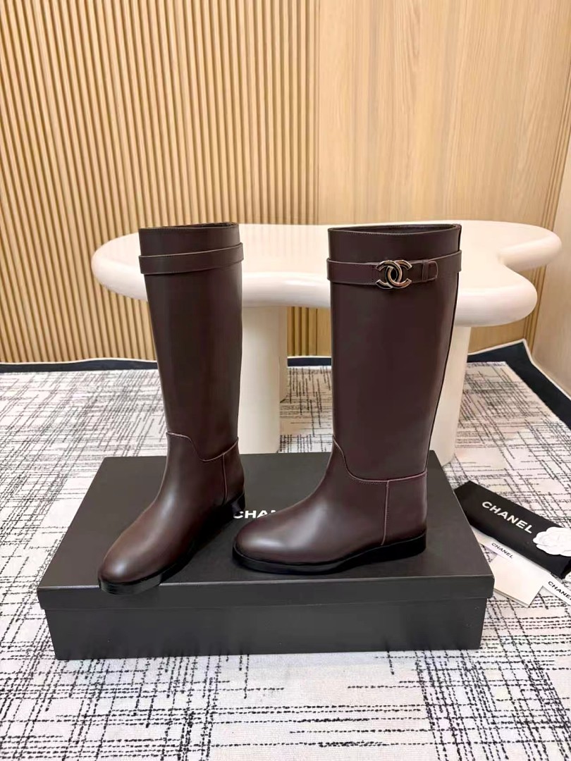 Chanel CC Buckle High Boots · D63F — תמונה 5