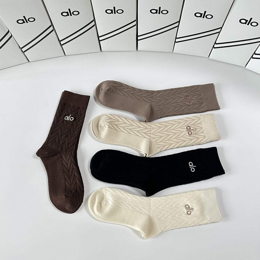 Alo Yoga Half-Crew Understated Sock · G1B1 — תמונה 3