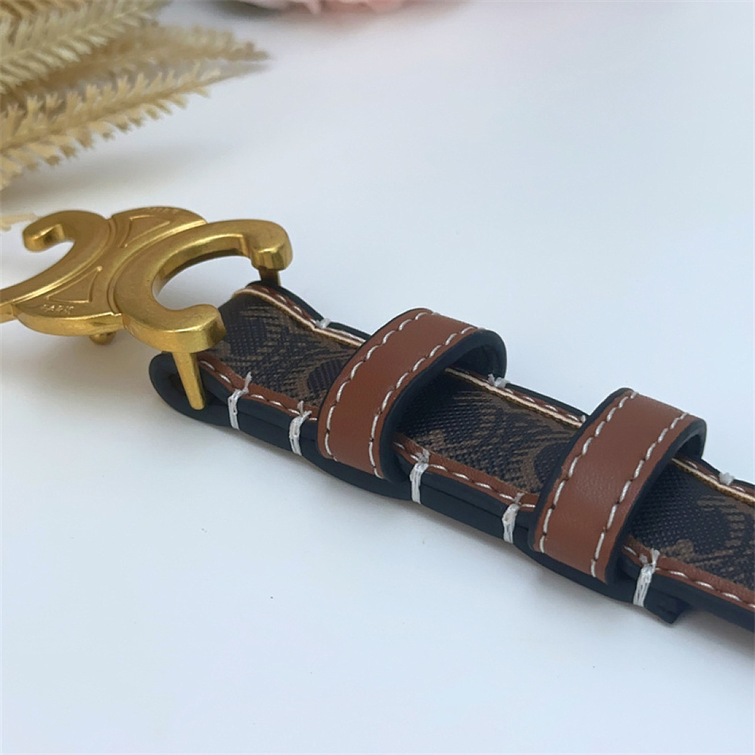 Celine Triomphe Belt 25MM · Y32B — תמונה 12