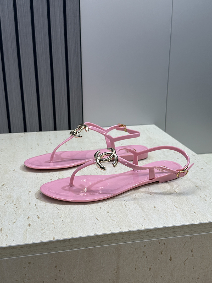 Chanel CC Thong Sandals · R3L9 — תמונה 9