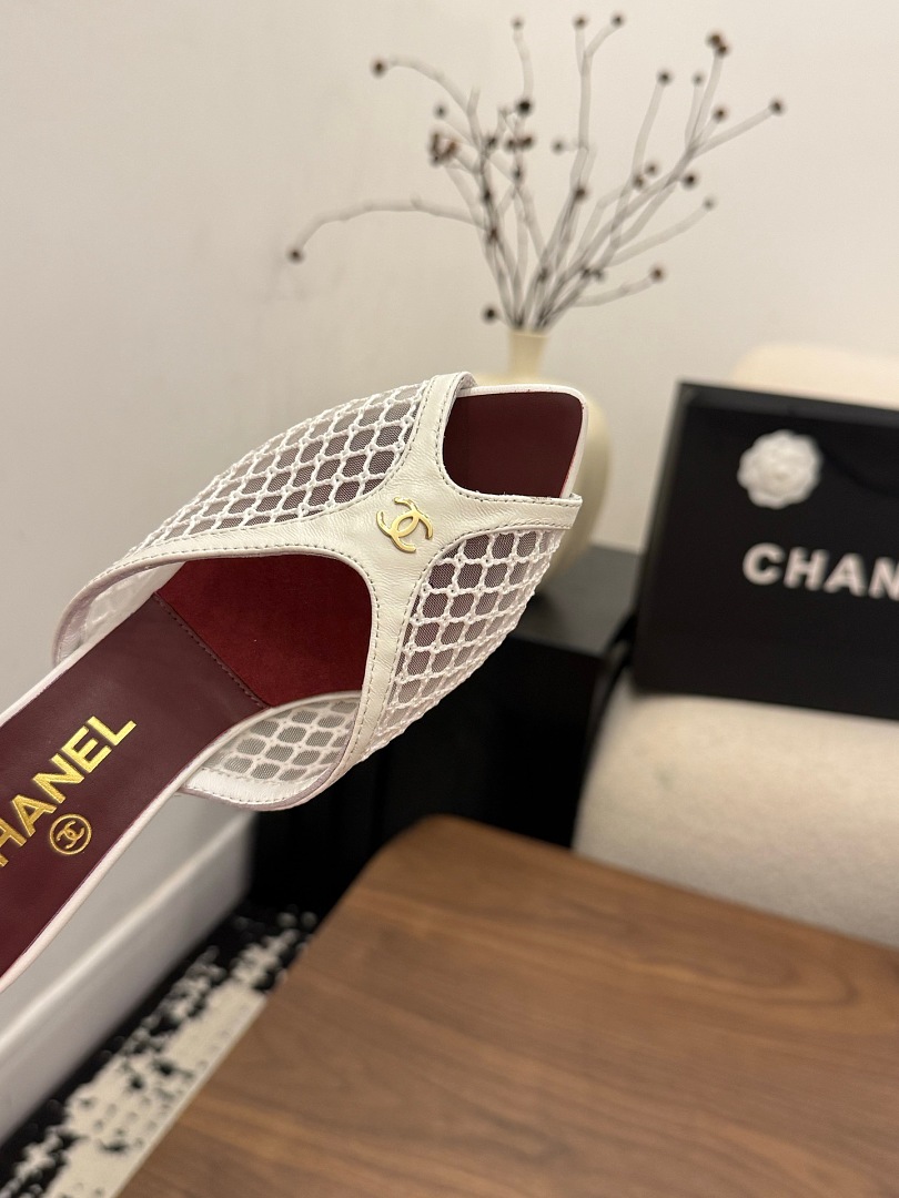 Chanel Mesh Mules · YYY3 — תמונה 11