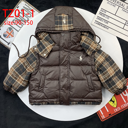 Ralph Lauren Polo Bear Tartan Down Jacket · TZ01