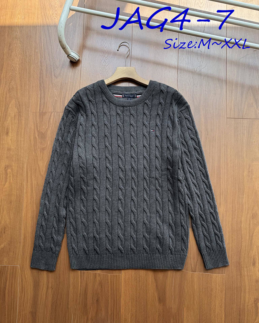 Tommy Hilfiger Cable Knit Zip-Thru Jumper · JAG4 — תמונה 11