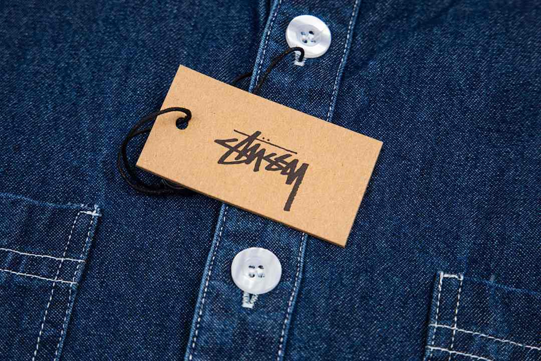 Stussy Chore Denim Shirt · G5H6 — תמונה 8