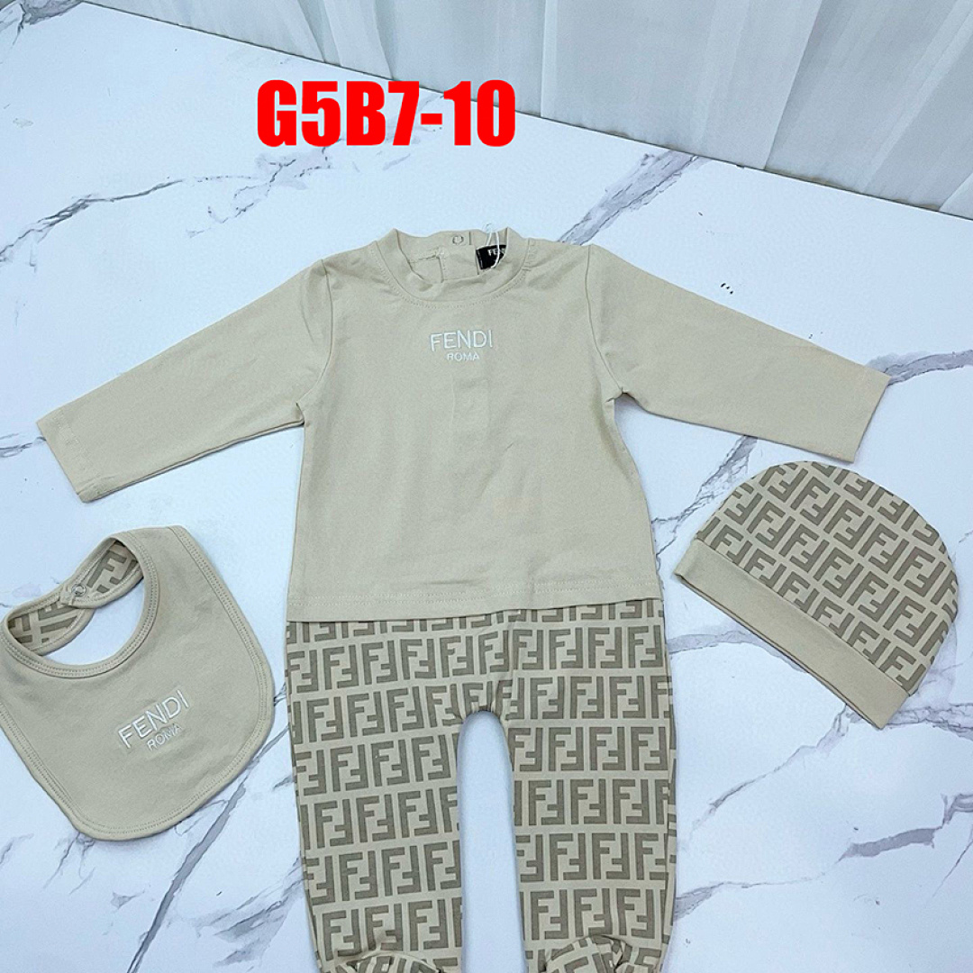 Gucci Baby cotton one-piece with Web · G5B7 — תמונה 20