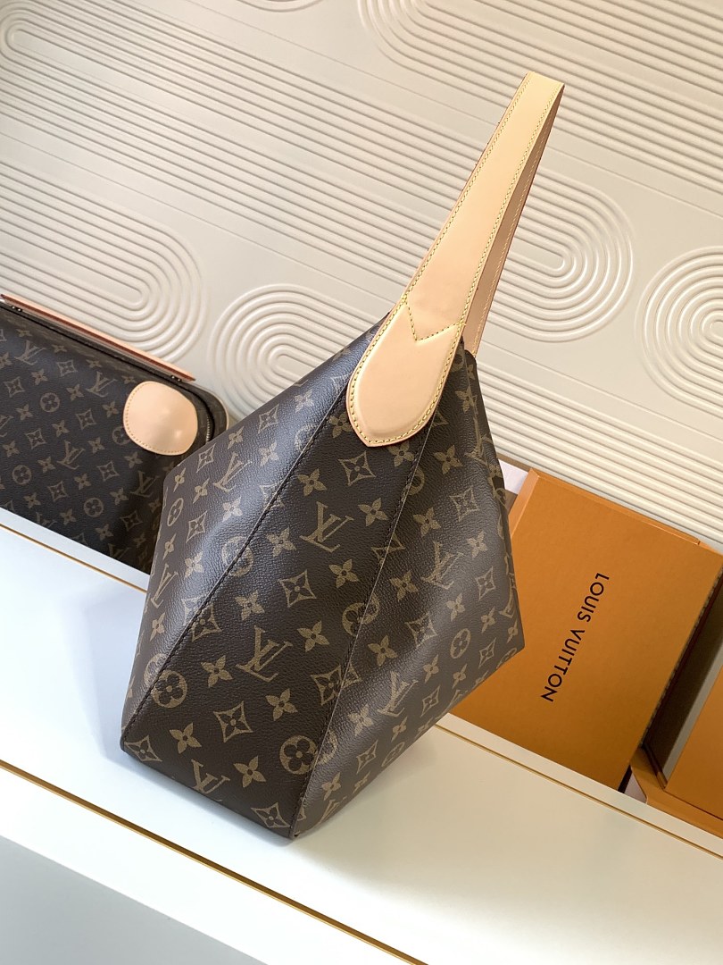 Louis Vuitton Slouchy MM Damier Azur · TT28 — תמונה 14