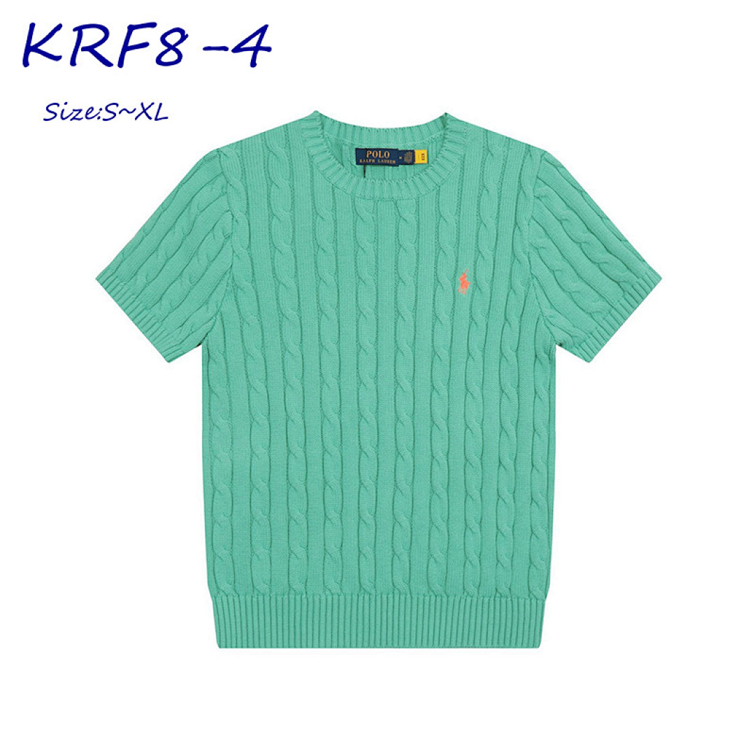 Ralph Lauren Cable-Knit Short Sleeve Sweater · KRF8 — תמונה 14