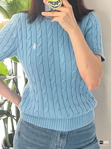 Ralph Lauren Cable-Knit Short Sleeve Sweater · KRF8