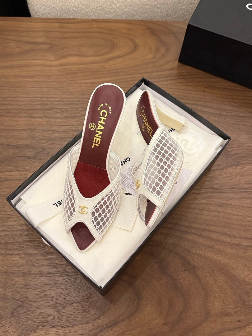 Chanel Mesh Mules · YYY3 — תמונה 13