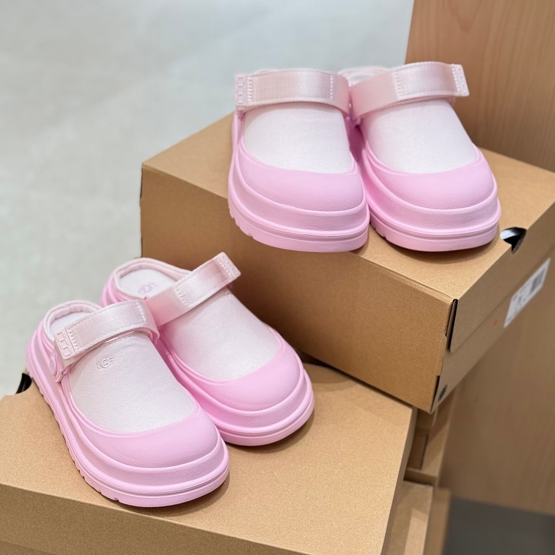 GU UGG Golden Glow Canvas Clog 75$ — תמונה 6