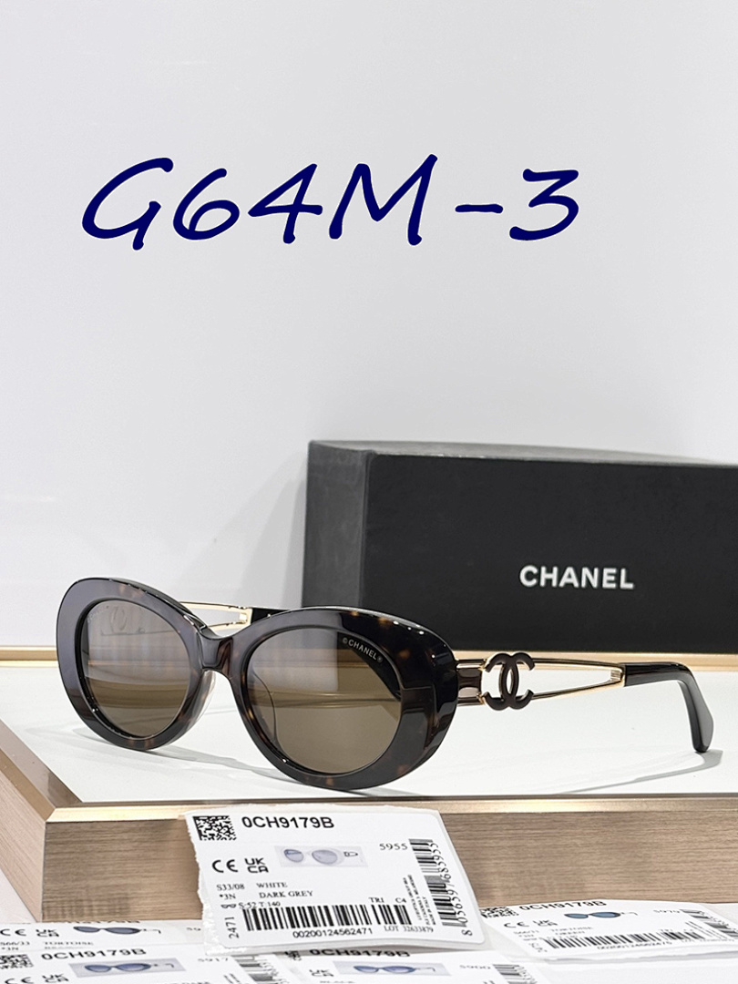Chanel Oval Sunglasses 9179 · G64M — תמונה 4