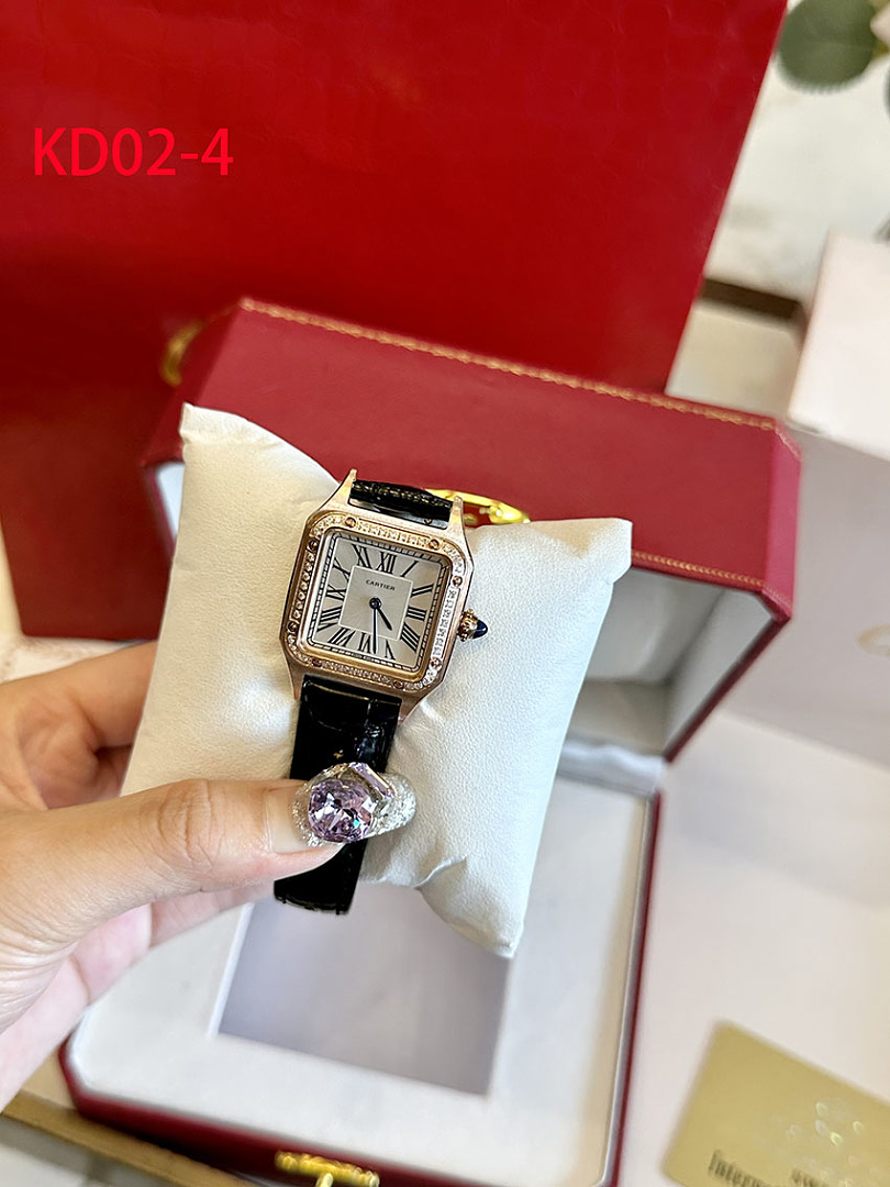 KD02 Cartier Santos Ladies' Watch 105$ — תמונה 9