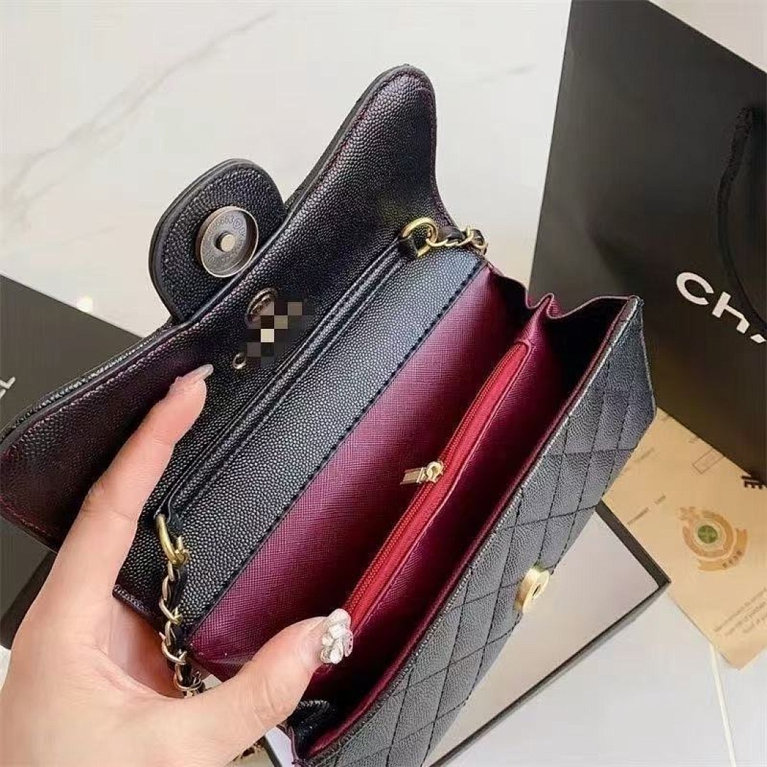 Chanel Classic Wallet on Chain · 4HWX — תמונה 3