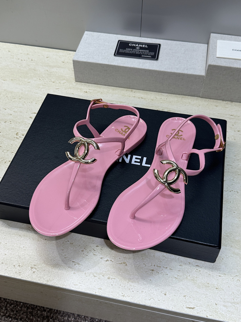 Chanel CC Thong Sandals · R3L9 — תמונה 11