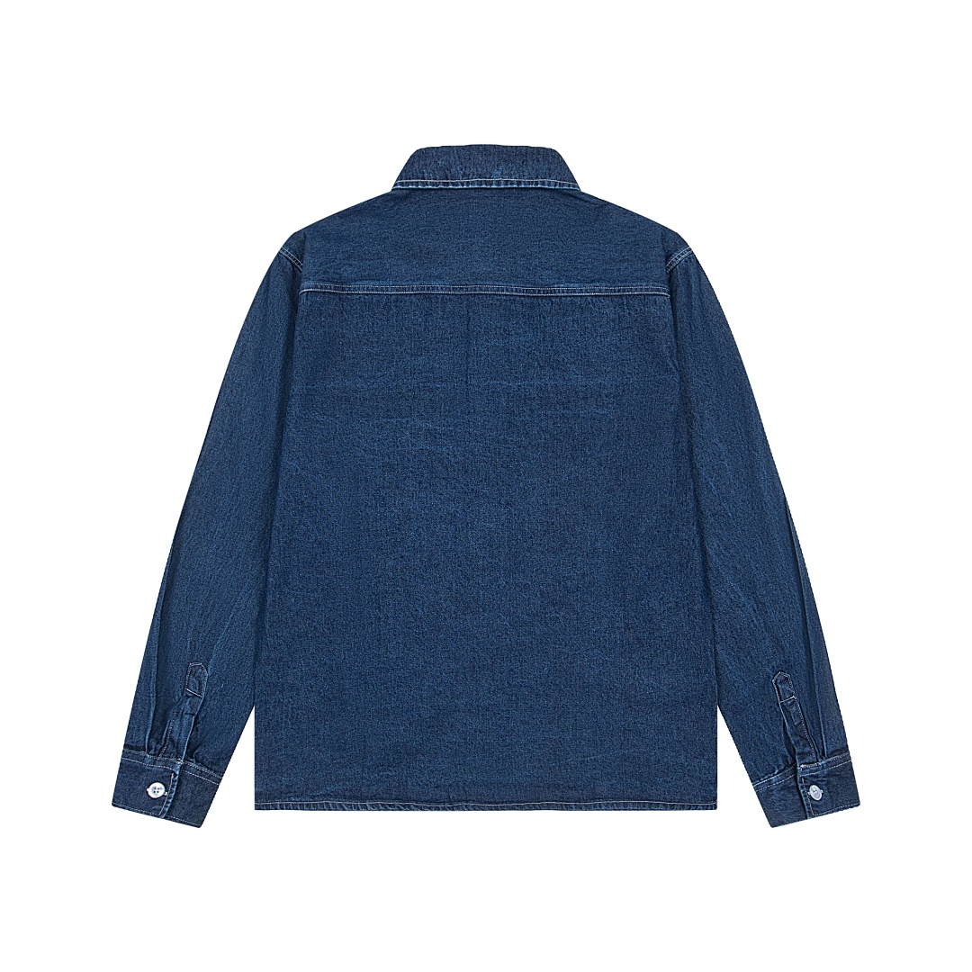 Stussy Chore Denim Shirt · G5H6 — תמונה 5