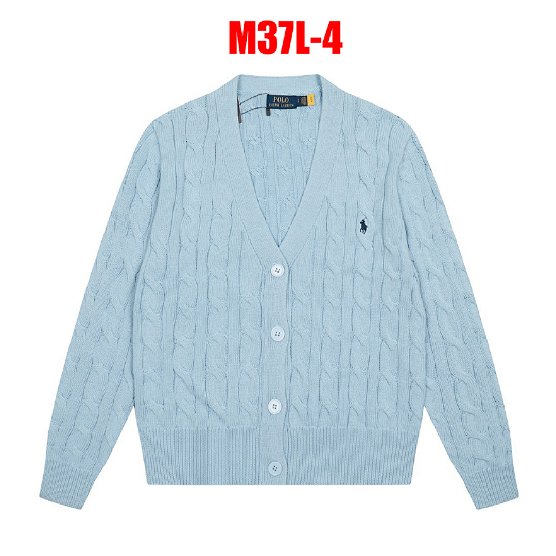 Polo Ralph Lauren Cable-Knit Wool-Cashmere Cardigan · M37L — תמונה 10