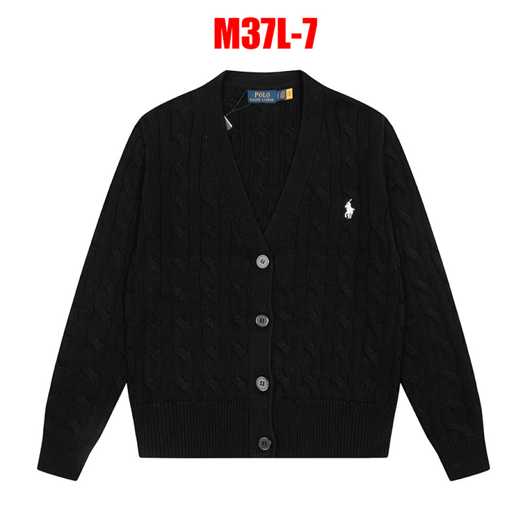 Polo Ralph Lauren Cable-Knit Wool-Cashmere Cardigan · M37L — תמונה 7
