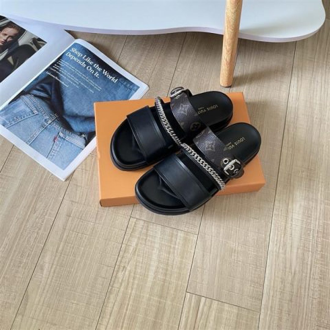 Louis Vuitton LV Vibe Comfort Mule · AMBER — תמונה 8