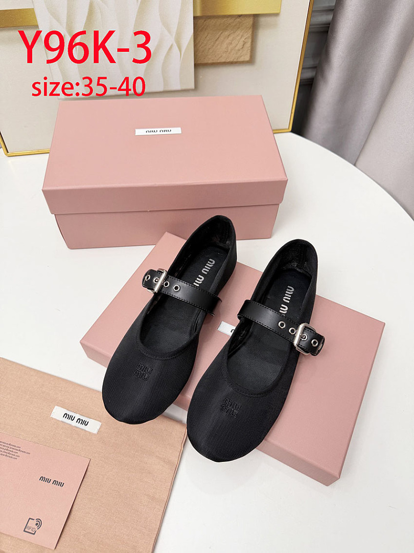 Miu Miu Mesh Buckle Mary-Jane Ballerina · Y96K — תמונה 5