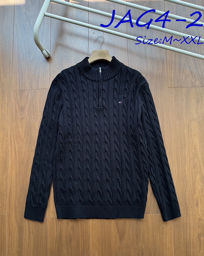 Tommy Hilfiger Cable Knit Zip-Thru Jumper · JAG4 — תמונה 16