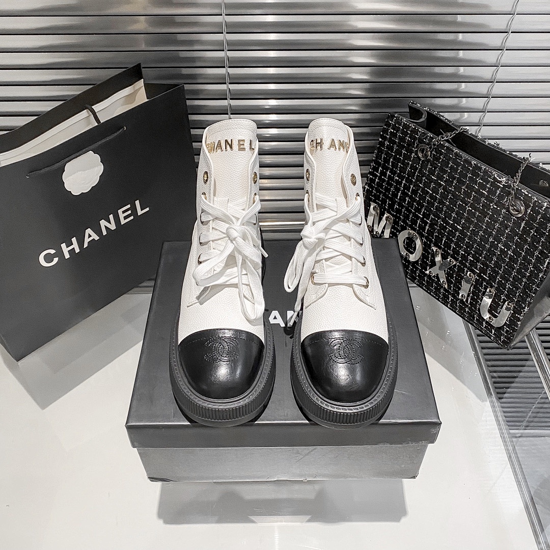 Chanel Combat Boots · 6KFD — תמונה 5