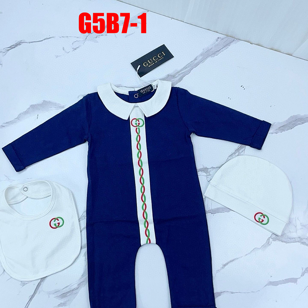 Gucci Baby cotton one-piece with Web · G5B7 — תמונה 29