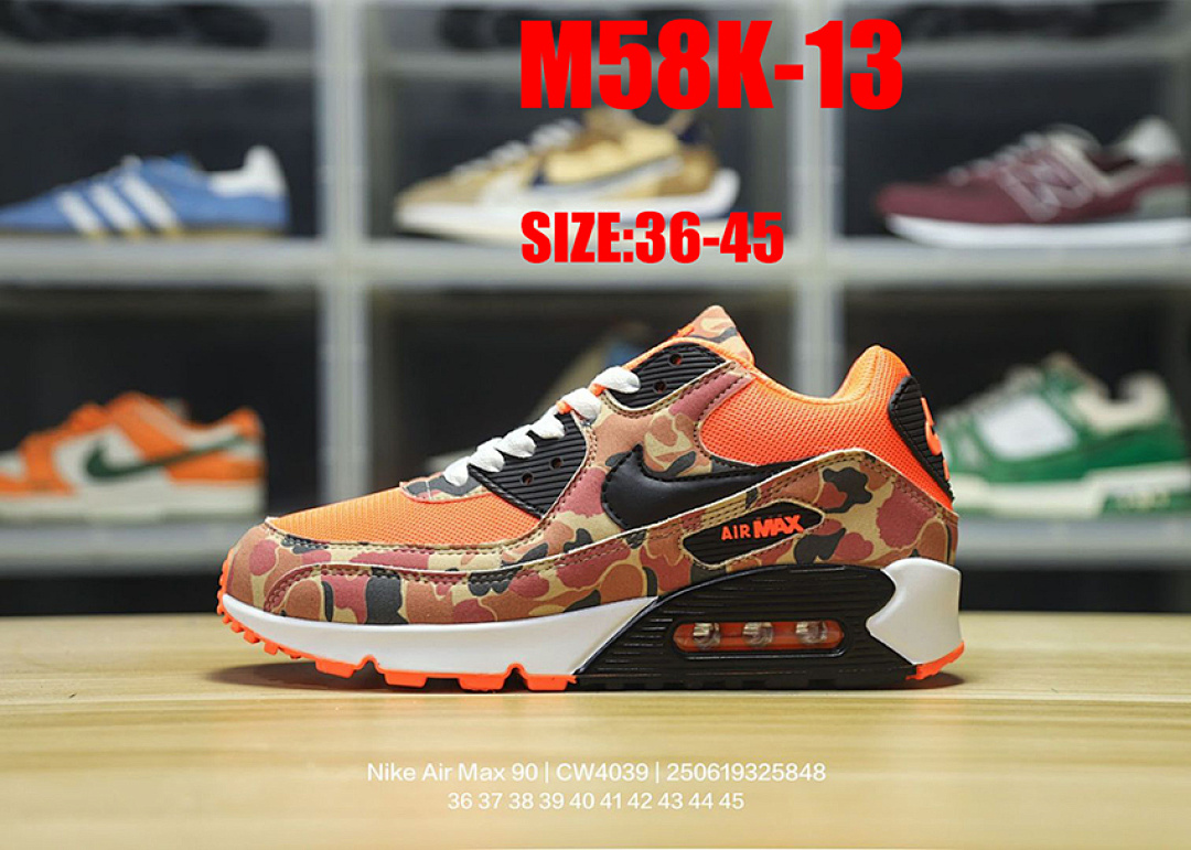 Nike Air Max 90 Leopard Pink · M58K — תמונה 13