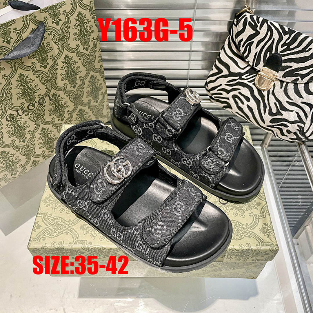 Gucci GG Denim Slide Sandal · Y163G — תמונה 15