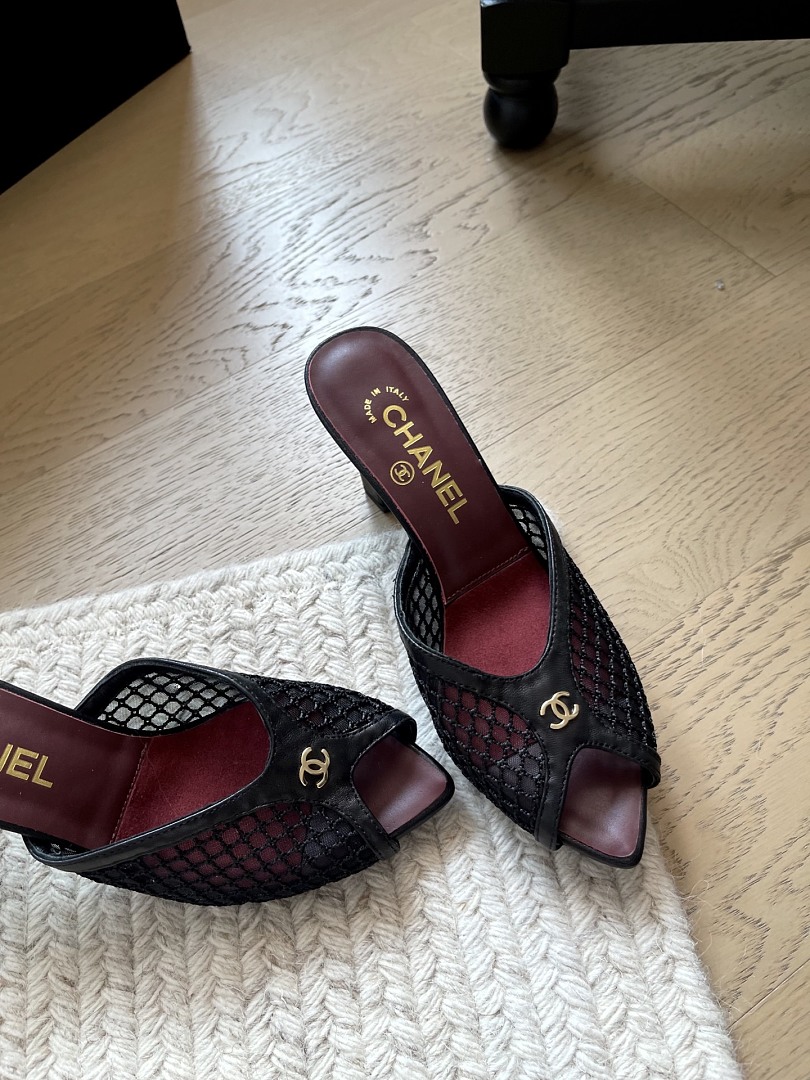 Chanel Mesh Mules · YYY3 — תמונה 9