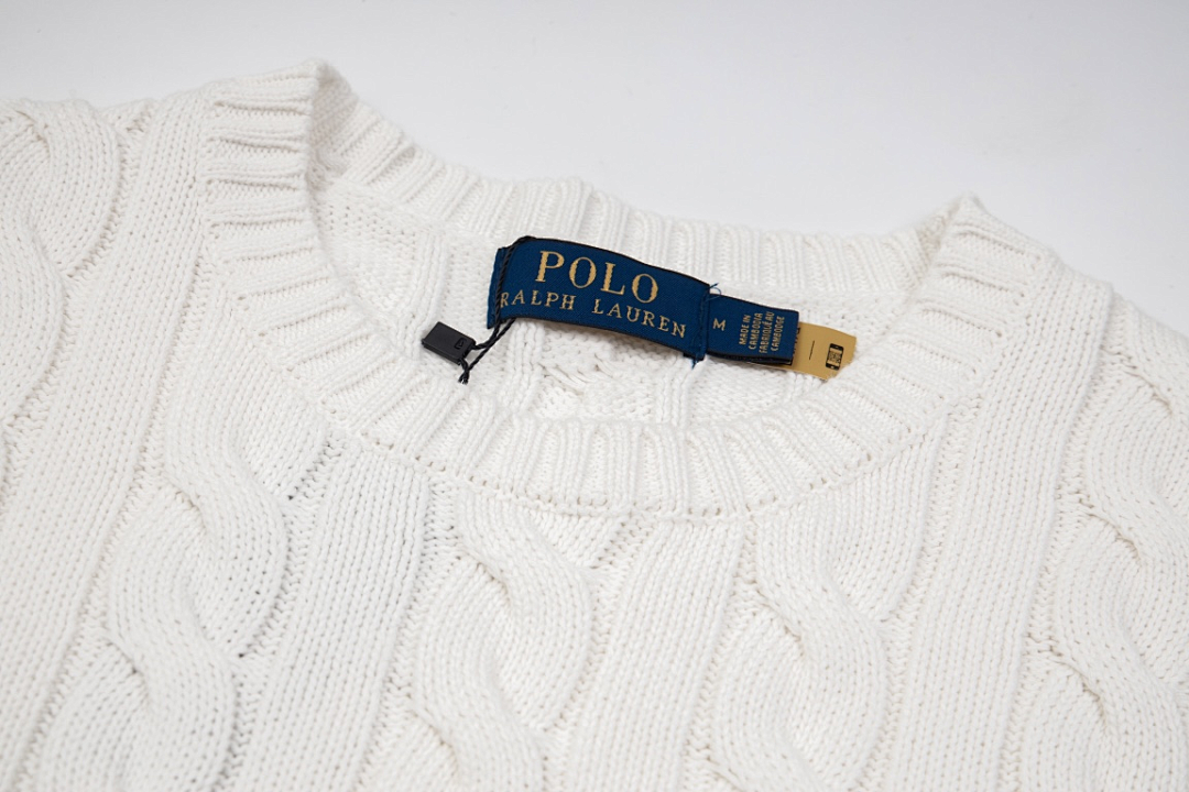 Polo Ralph Lauren Cable Knit Crewneck Sweater · J1Y4 — תמונה 10