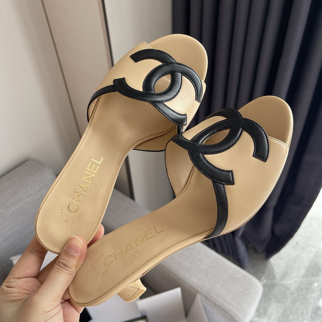 SS25 Chanel Kitty Heel Sandals 76$ — תמונה 7