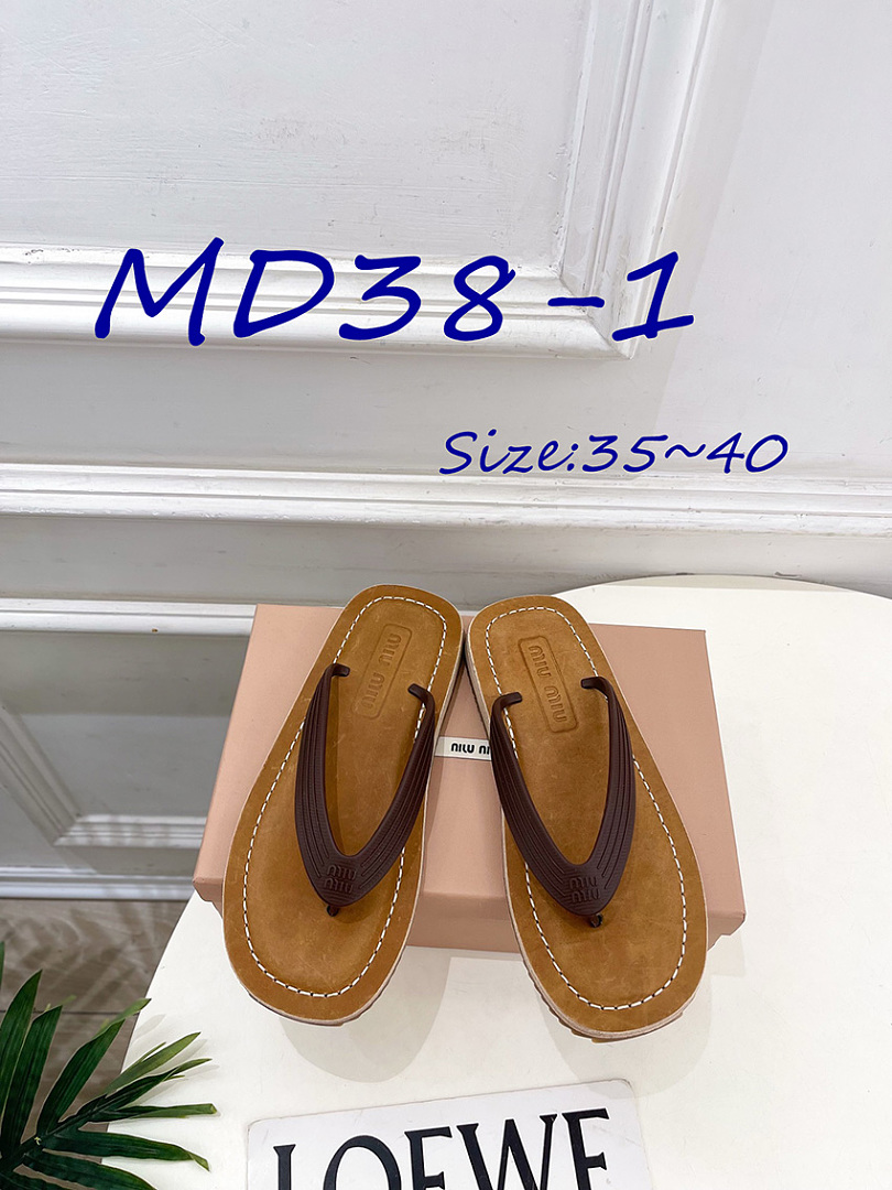 Miu Miu Thong Sandals · MD38 — תמונה 8
