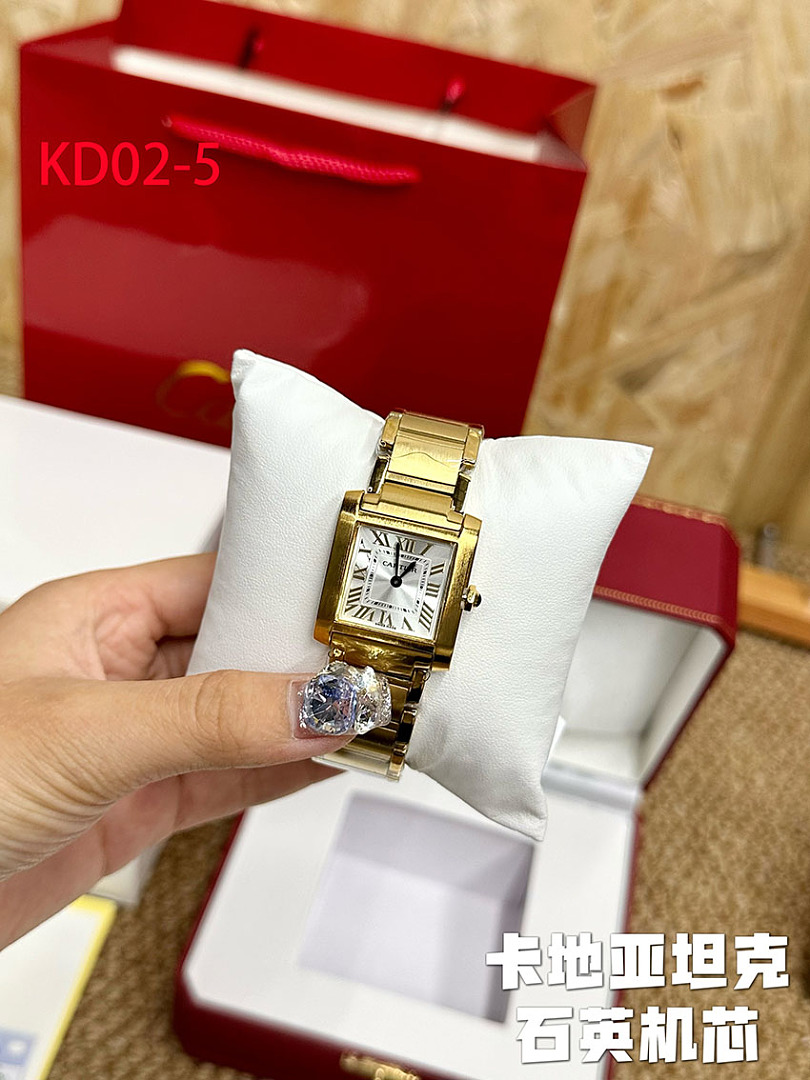 KD02 Cartier Santos Ladies' Watch 105$ — תמונה 8