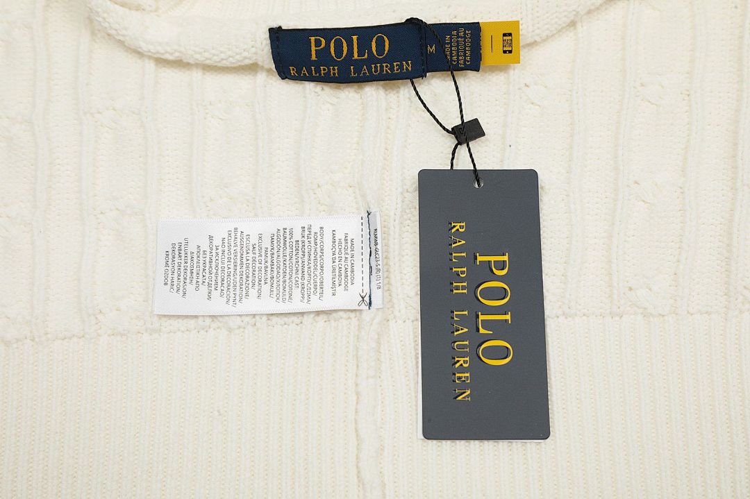 Ralph Lauren Cable-Knit Cotton Short-Sleeve Cardigan · R63G — תמונה 21