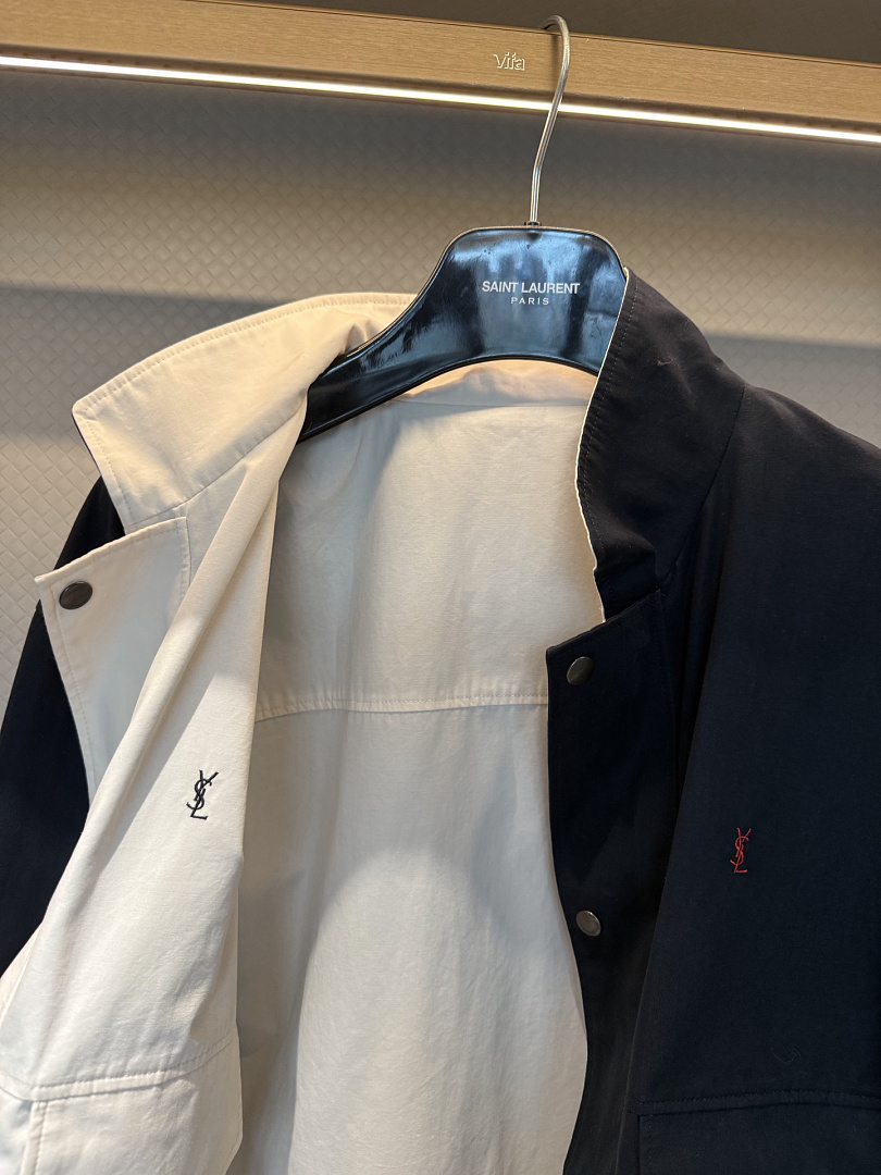 Saint Laurent Cassandre Reversible Work Jacket · P36W — תמונה 5