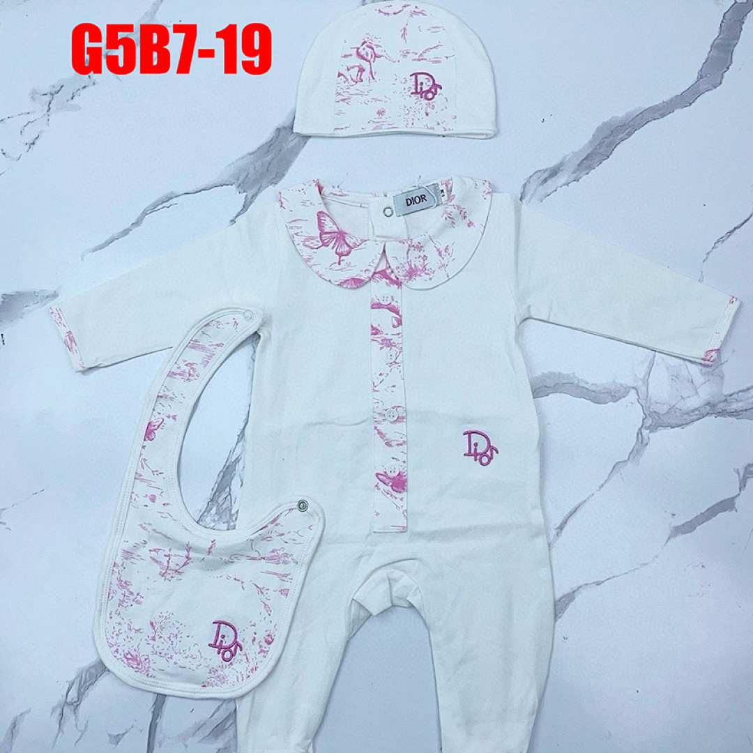 Gucci Baby cotton one-piece with Web · G5B7 — תמונה 11