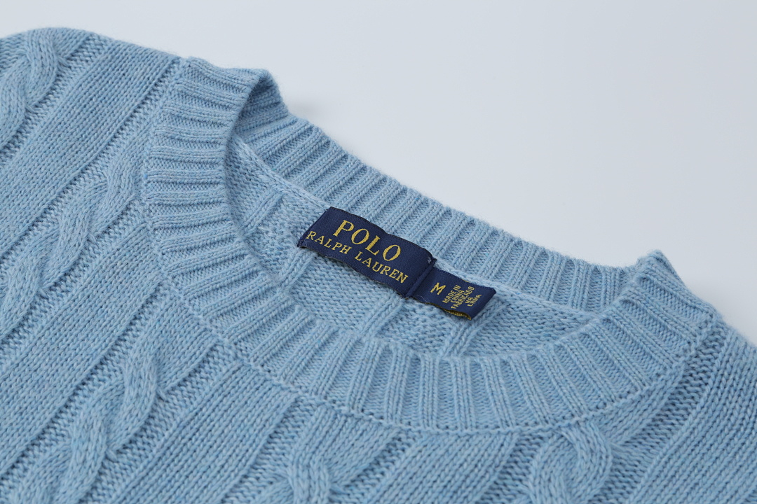 Ralph Lauren Cable-Knit Cotton Crewneck Sweater · TV41 — תמונה 22