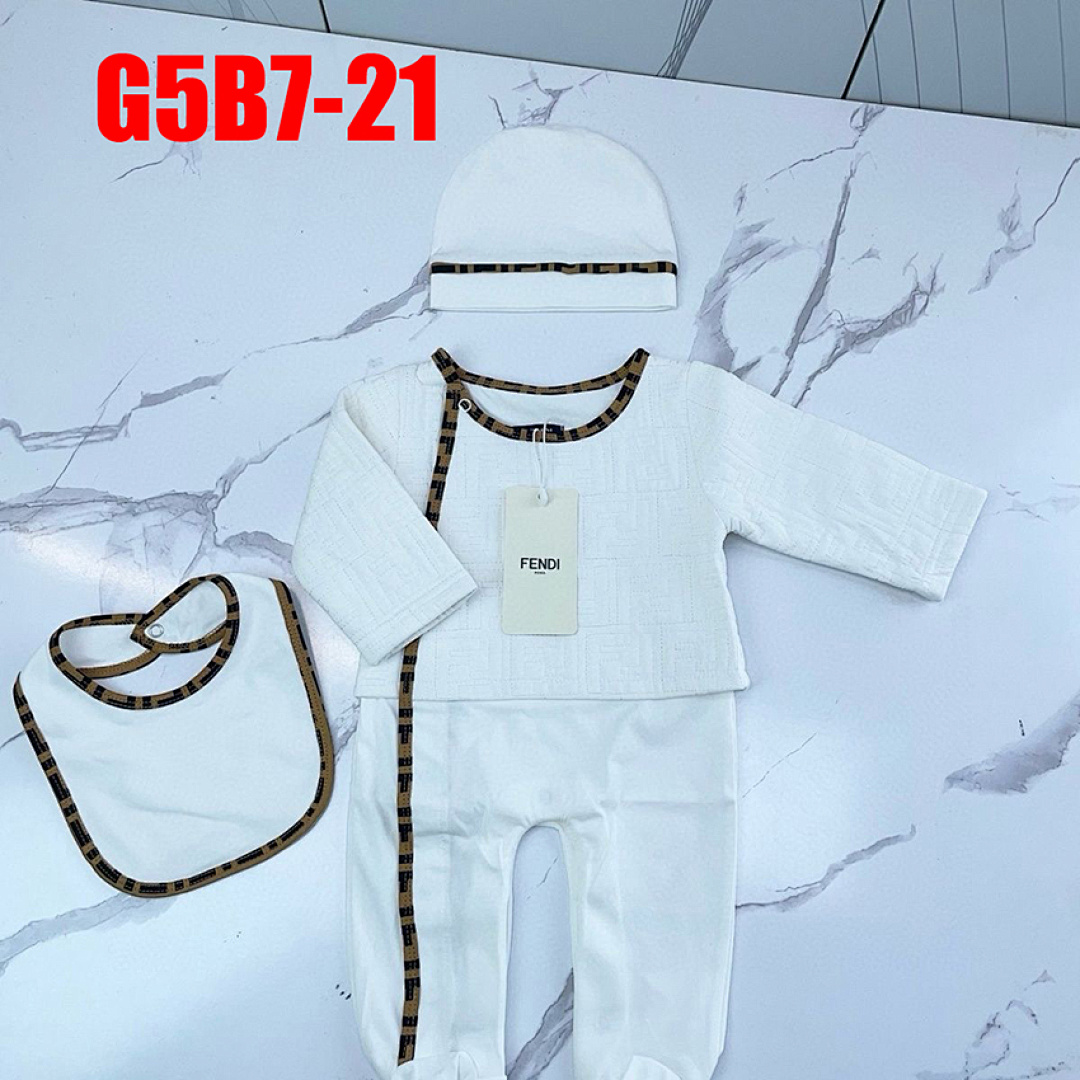 Gucci Baby cotton one-piece with Web · G5B7 — תמונה 9